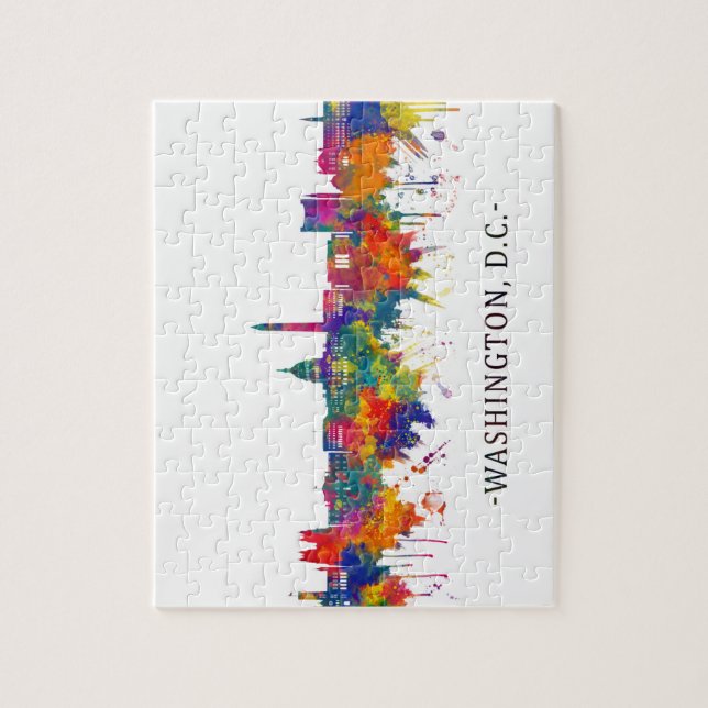 Puzzle Washington D.C. USA Skyline (Vertical)