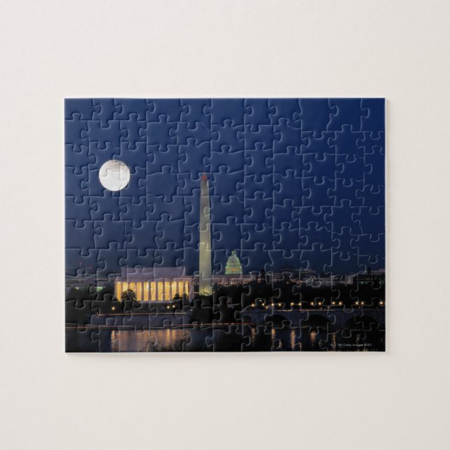 Puzzle Washington DC à la nuit (Horizontal)