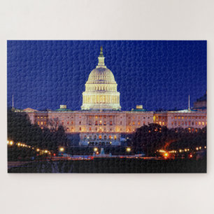 Puzzle Washington DC Capitol américain à Dusk