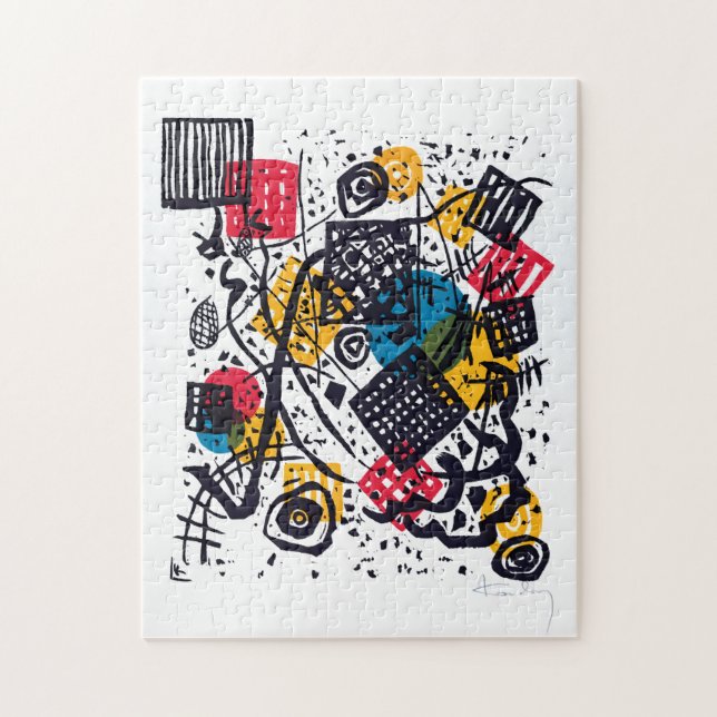 Puzzle Wassily Kandinsky - Petits Mondes et art Abstrait (Vertical)