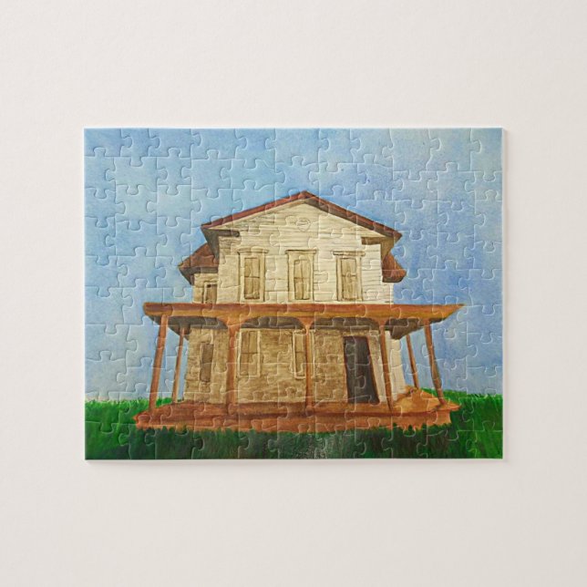 Puzzle Watercolor House (Horizontal)