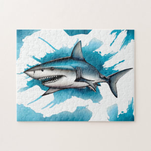 Puzzle - Watercolor Series: Shark