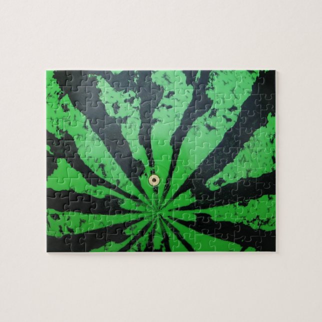 Puzzle Watermelon Football / Soccer Ball (Horizontal)