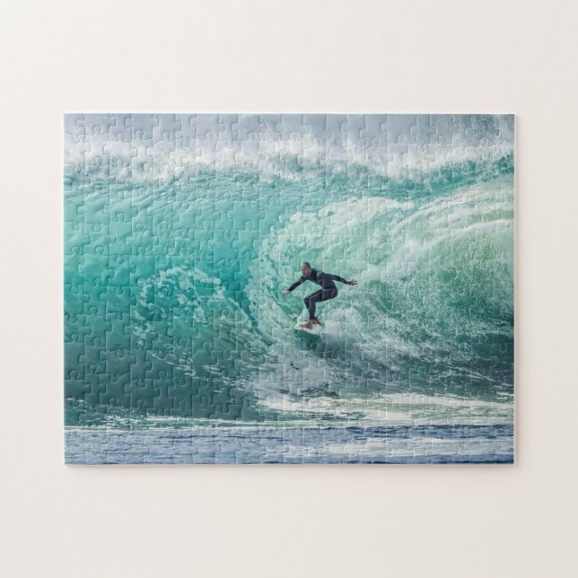 Puzzle Wave Surf Sports de surf Blue Ocean (Horizontal)