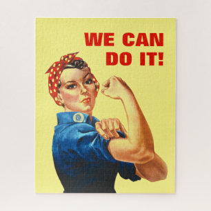 Puzzle We Can Do It World War II Propaganda Rosie Riveter