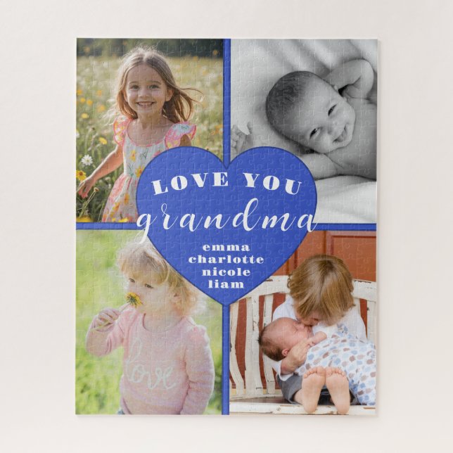 Puzzle We Love You Grandma (Vertical)