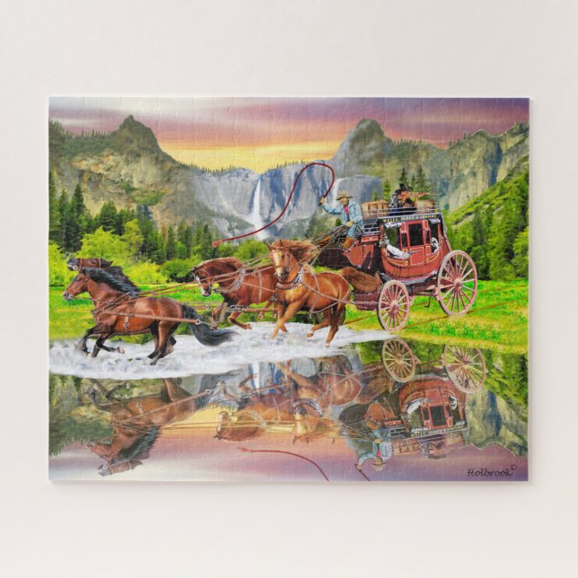 PUZZLE WELLES FARGO STAGECOACH (Horizontal)