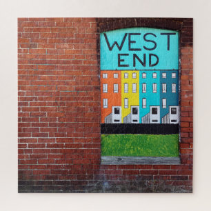 Puzzle west end city wall art