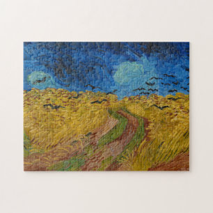 Puzzle Wheatfield avec des corneilles