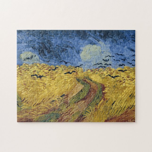 Puzzle Wheatfield with Crows (F779) Van Gogh Fine Art (Horizontal)