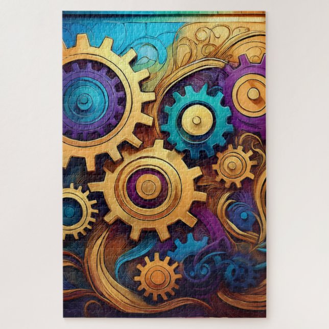 Puzzle Wheels of life (Vertical)