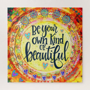Puzzle Whimsical Fun Jaune Soyez Votre Propre Beau