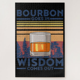 Puzzle Whiskey Bourbon entre dans la sagesse sort