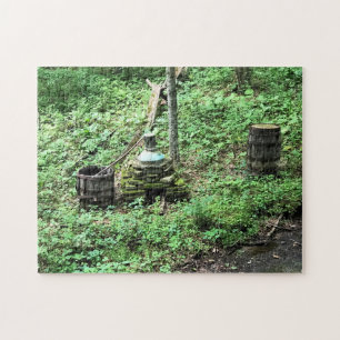 Puzzle Whiskey Still at Mabry Mill, VA