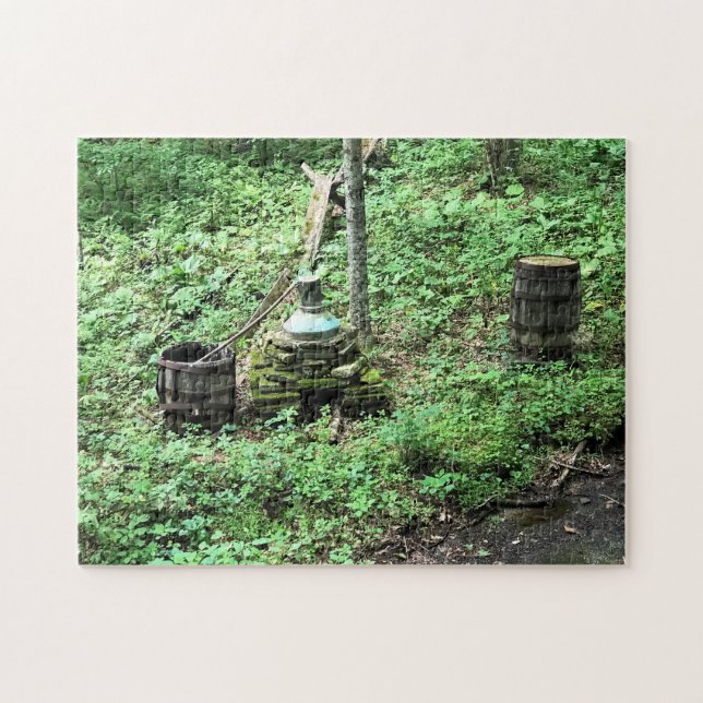 Puzzle Whiskey Still at Mabry Mill, VA (Horizontal)