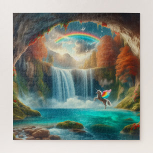 Puzzle Whispers of Imaginaire : Cascade de Unicorn à l'au