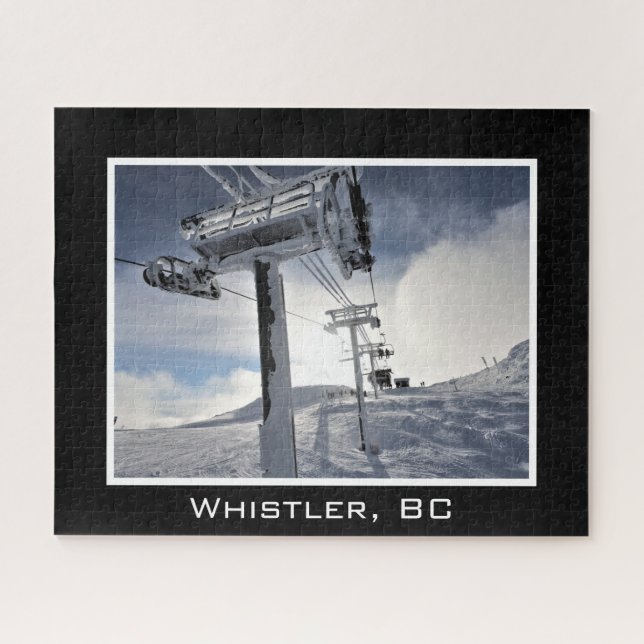Puzzle Whistler Mountain C.-B. Chaise-ascenseur Canada Ne (Horizontal)
