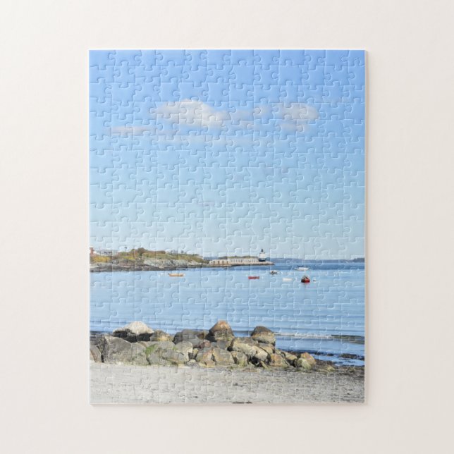 Puzzle Willard Beach South Portland ME Maine Bateaux Eau (Vertical)