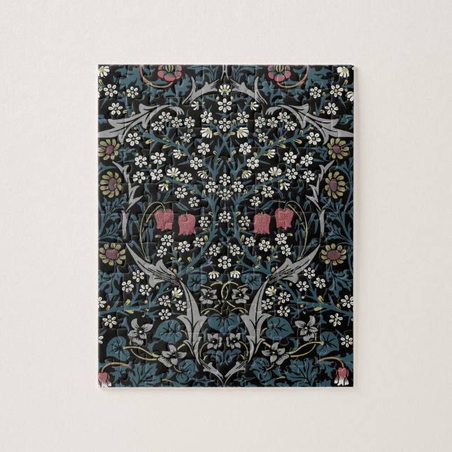 Puzzle William Morris Blackthorn Floral Art Nouveau Main- (Vertical)