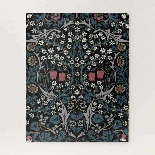 Puzzle William Morris Blackthorn Floral Art Nouveau Main- (Vertical)