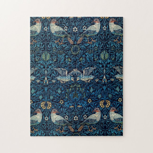 Puzzle William Morris Blue Birds Tapestry Classic (Vertical)