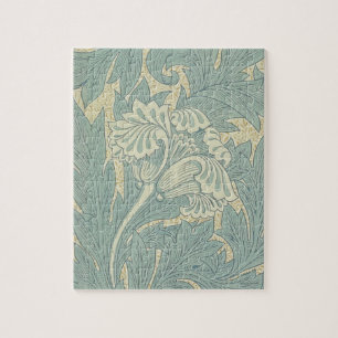 Puzzle William Morris Classique Tulipe Bleu Floral