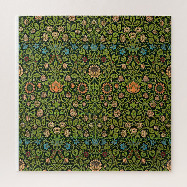 Puzzle William Morris - Columbine, dark green, Case-Mate (Vertical)