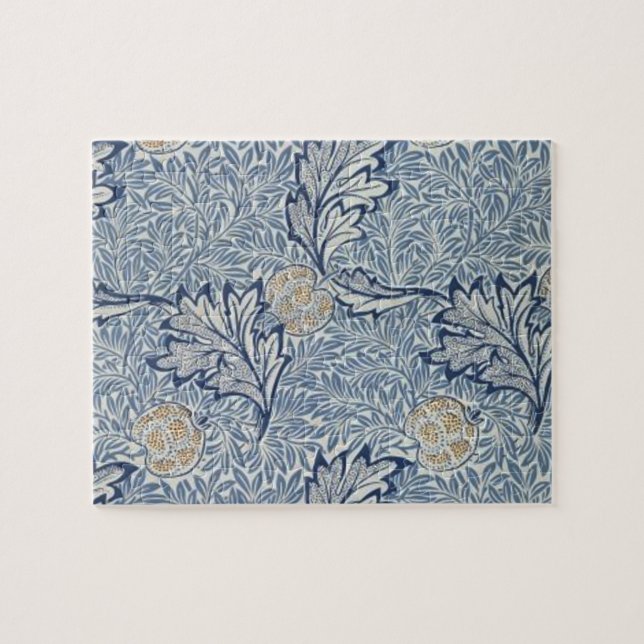 Puzzle William Morris Flower Floral Design (Horizontal)