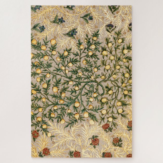 Puzzle William Morris Fruit Floral Jardin Fleur Classique (Vertical)