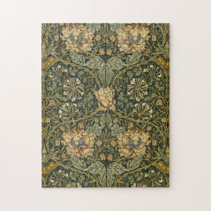 Puzzle William Morris Honeysuckie Vert Jaune