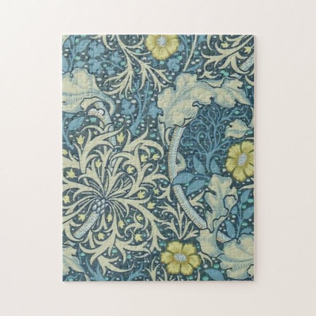 Puzzle William Morris Motif d'algues (Vertical)