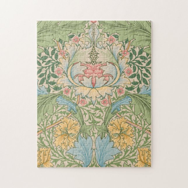 Puzzle William Morris Myrtle Fleur Floral Botanique (Vertical)