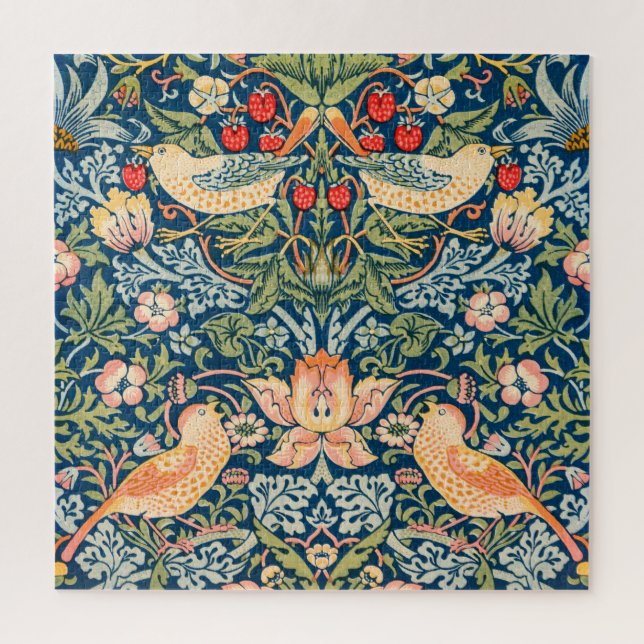PUZZLE : WILLIAM MORRIS : STRAWBERRY THIEVES (Vertical)