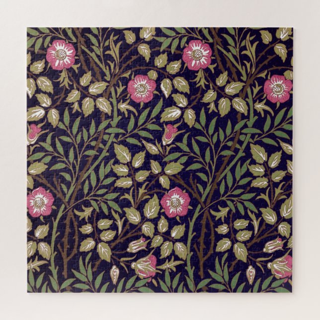 Puzzle William Morris Sweet Briar Art Nouveau Floral (Horizontal)
