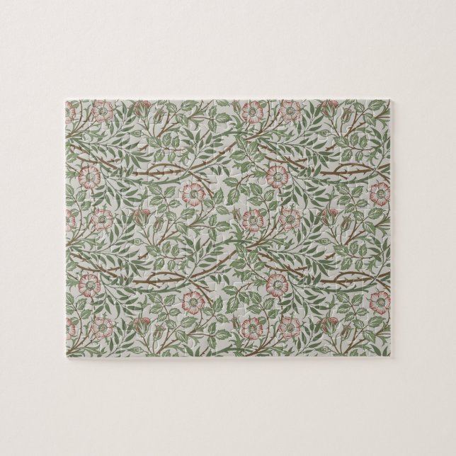Puzzle William Morris Sweetbrie Floral Art Nouveau (Horizontal)