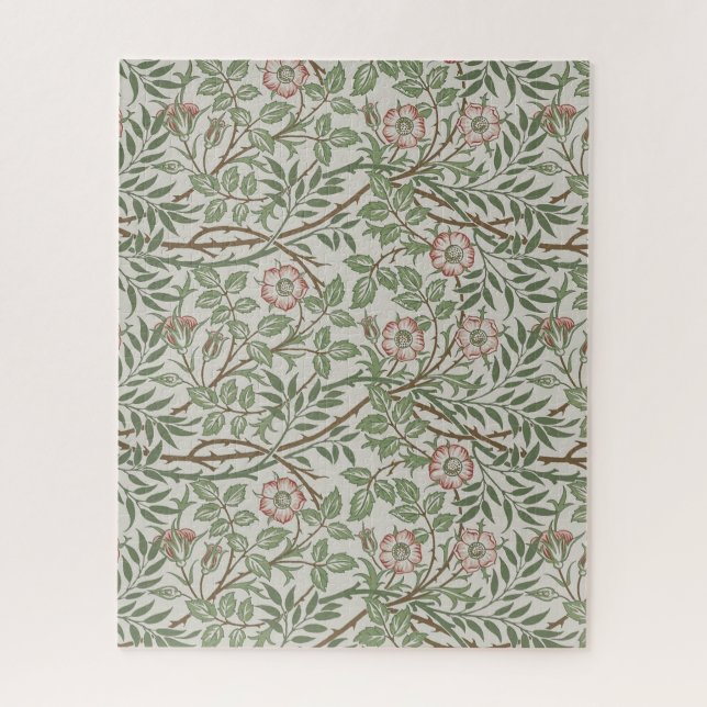 Puzzle William Morris Sweetbrie Floral Art Nouveau (Vertical)