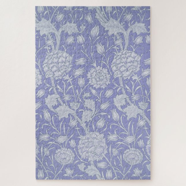Puzzle William Morris - Tulipes sauvages - Flore violette (Vertical)