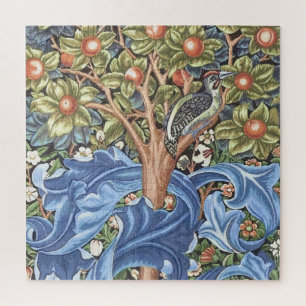 Puzzle William Morris Woodpecker Tapestry