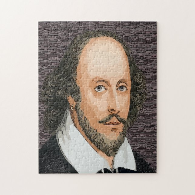 Puzzle William Shakespeare Face (Vertical)