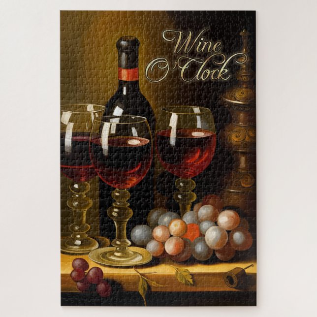 Puzzle Wine O'Clock (Vertical)