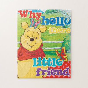 Puzzle Winnie les amis papillons de l'ourson