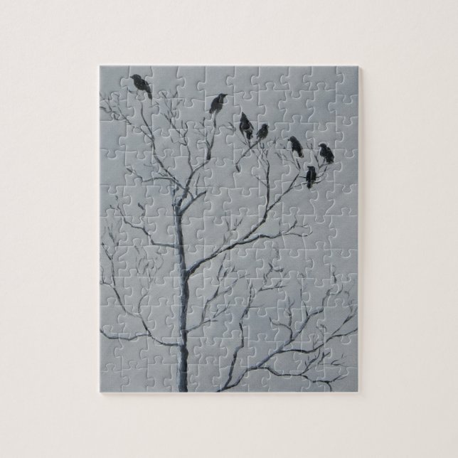 Puzzle Winter Birds (Vertical)