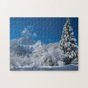 Puzzle Winter Mountain Wonderland