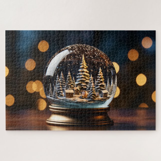Puzzle Winter Snowglobe (Horizontal)