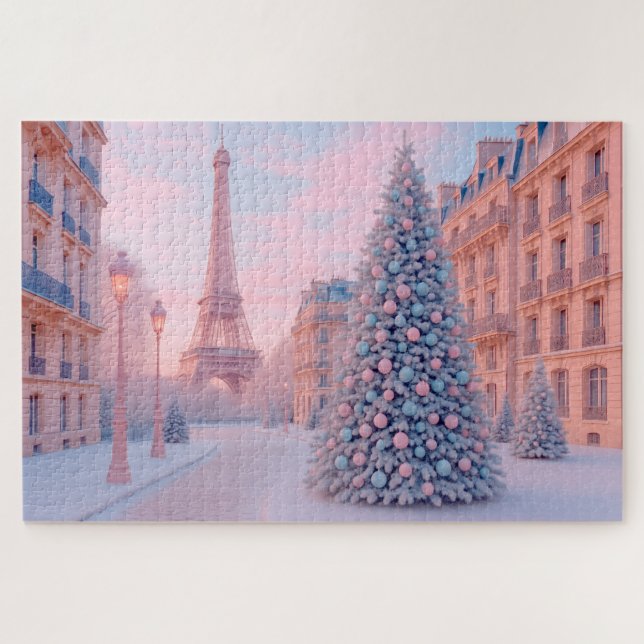 Puzzle Winter Wonderland in Paris (Horizontal)