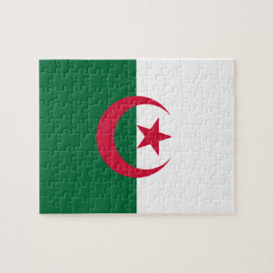 Puzzle with Flag of Algeria