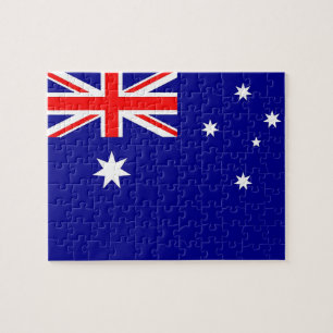 Puzzle with Flag of Australia