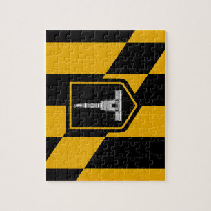 Puzzle with Flag of Baltimore City