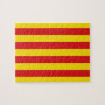 Puzzle with Flag of Catalonia, Spain<br><div class="desc">Celebrate your love for Catalonia with this patriotic puzzle featuring the vibrant Flag of Catalonia, Spain! This beautifully crafted puzzle showcases the iconic red and yellow stripes of the Senyera, symbolizing Catalonia’s rich cultural heritage and strong regional identity. Perfect for puzzle enthusiasts and fans of Catalan pride alike, this challenging...</div>