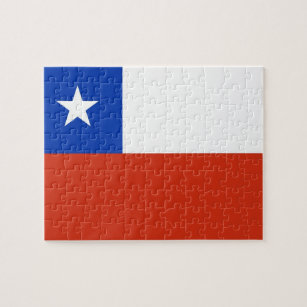 Puzzle with Flag of Chile